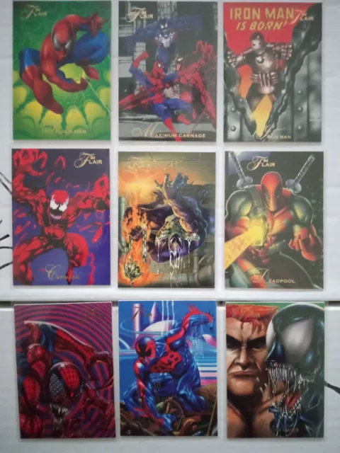 1994/95 Flair Marvel Annual Universe Singles - Pick A Card - Power Blast/Base