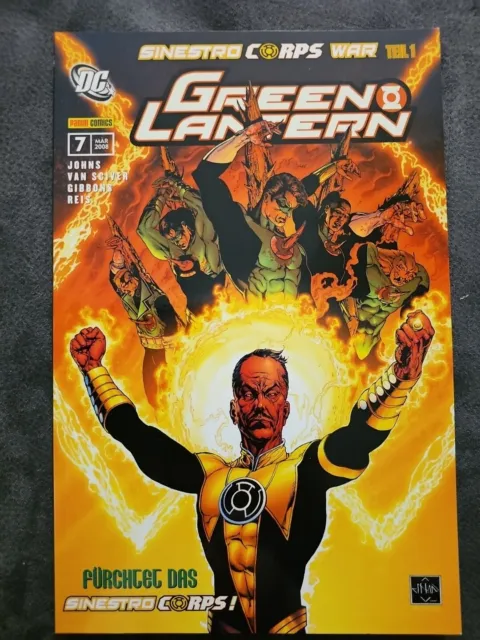 Green Lantern Sonderband Nr.7  Sinestro Corps War 1 - Panini