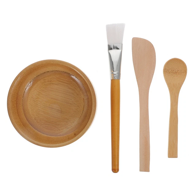 Silicone Makeup Applicator Brush DIY Four Piece Facial Mask Bowl Tool
