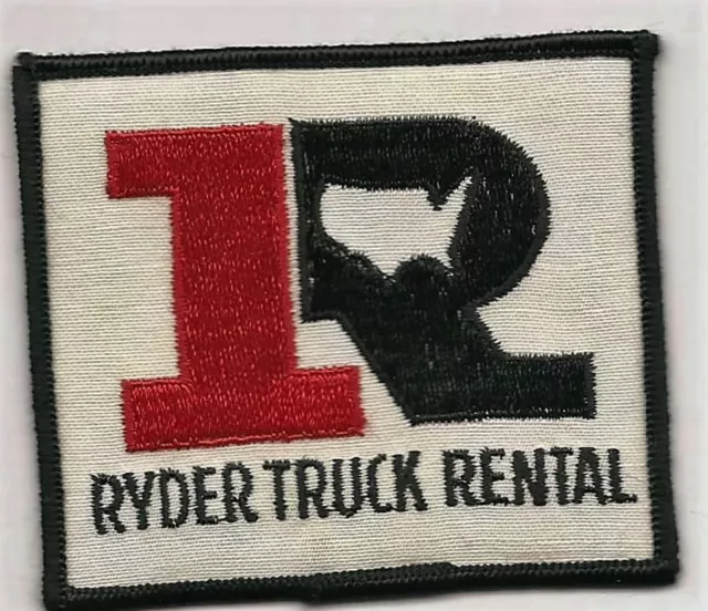 Ryder Truck Rental driver/employee patch 2-7/8 X 3-1/4