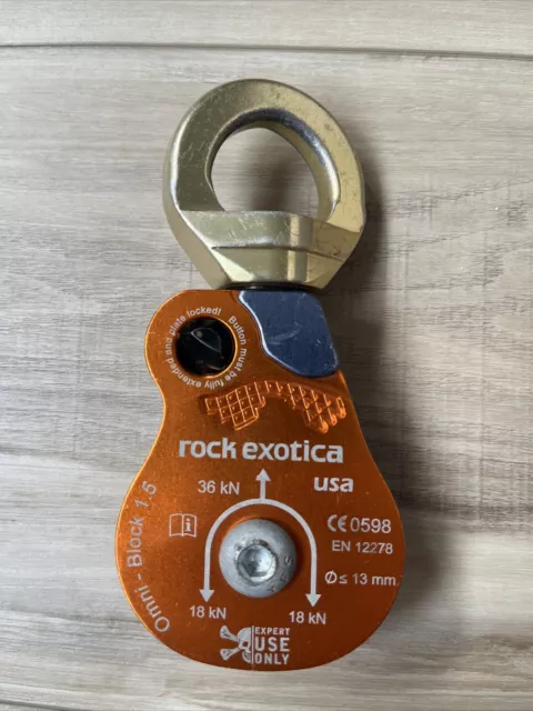 Rock Exotica Omni-Block 1.5" Single Pulley P51