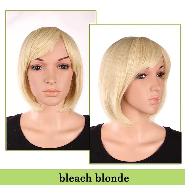 Woman's Straight Middle Long Bob Hair Style Classic/Lace Front Cap Synthetic Wig