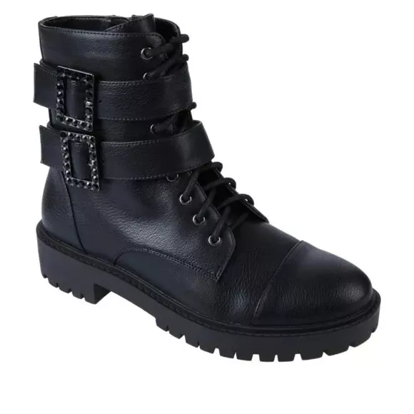 Jessica Simpson Kerina Lace-Up Boot - Black (11) 766968
