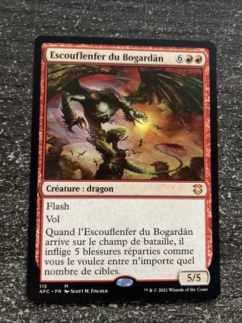 Carte Magic Mtg Mythique Escouflenfer Du Bogardan Neuf Fr