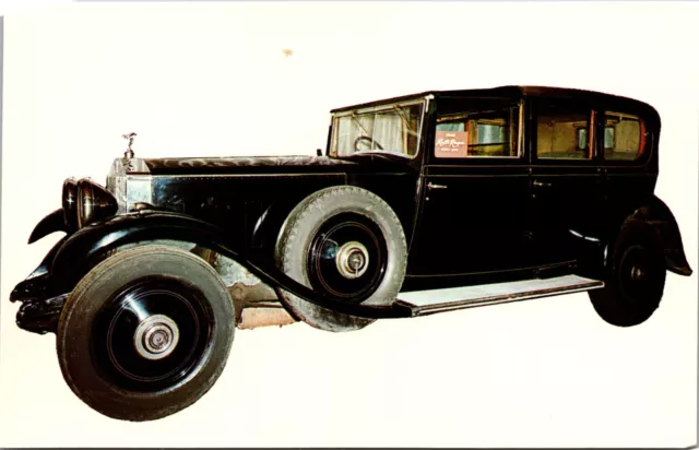 1932 P II Rolls Royce Sedanca De Ville Classic Car Postcard