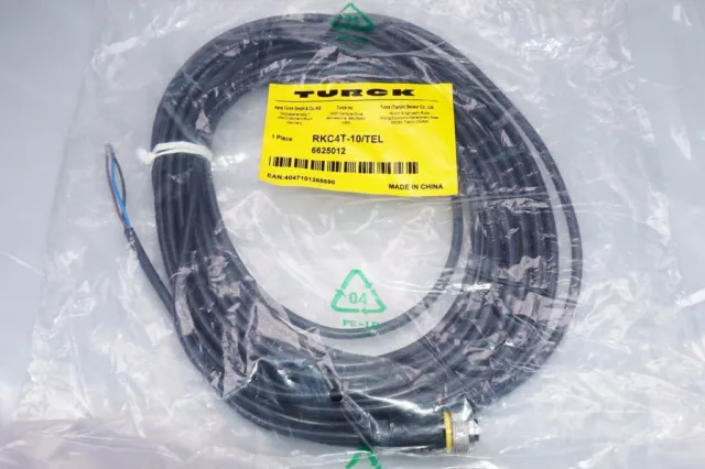 TURCK Rkc4t-10 / Tel 6625012 Câble de Connexion 10m Emballage D'Origine Neuf