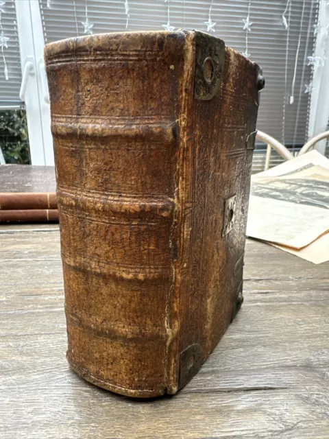 Biblia, Luther gedruckt Herbron 1635 Seltene Oktav Ausgabe