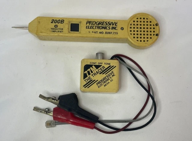 Inductive Amplifier 200B Progressive Electronics NEDA Type 1604 w/77M tracer