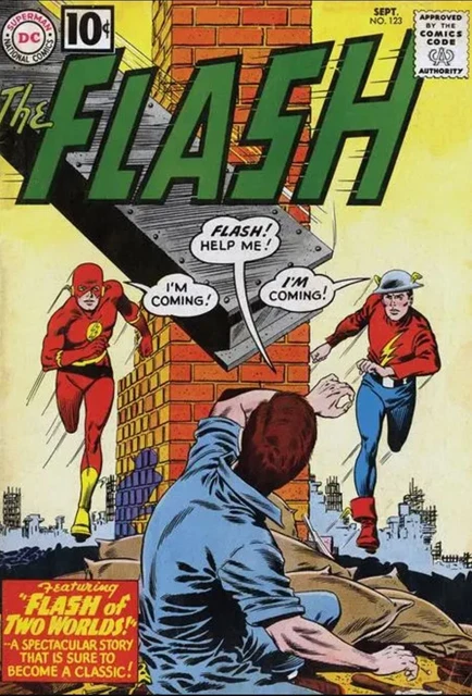 DC The Flash #123 Comic Book Barry Allen Jay Garrick Facsimile Variant NM