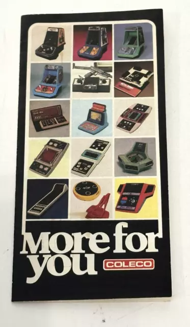 RARE Vintage COLECO CATALOG 1982 "More For You" Tabletop Electronic Toys Games