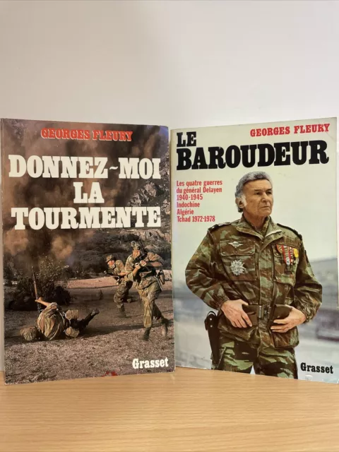 Histoire Moderne - Lot 2 Livres / Soldats - Guerre Indochine / Algérie / Ww2