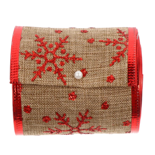 1 rolle Weihnachten Breites Band Schneeflocke Handwerk Band