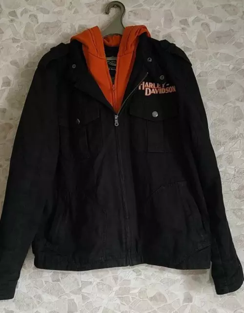 Harley Davidson denim jacket mens large vintage.