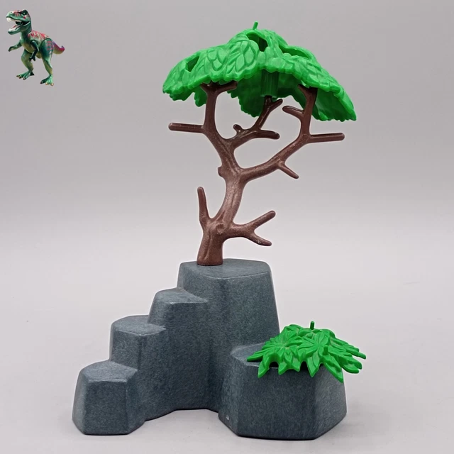 Lot De 2 Bases De Végétation PLAYMOBIL - Arbres Et Plantes Vertes - Thème Campagne - Occasion