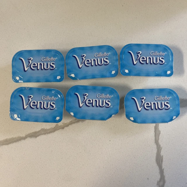 Paquete de 6 cartuchos de afeitar de recarga Gillette Venus para mujer
