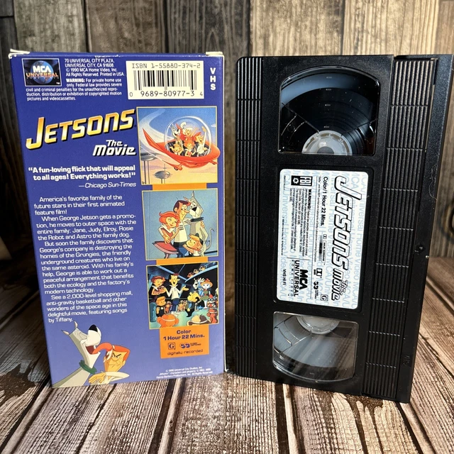 JETSONS THE MOVIE Cartoon Video VHS Tape 1990 George Judy Jane &amp; Elroy ...