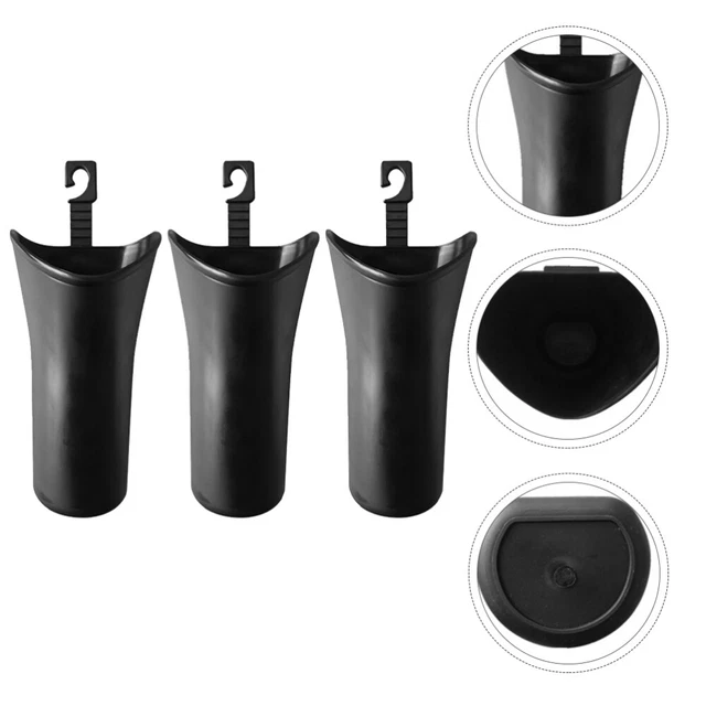 3 piezas paraguas cubo trasero asiento de automóvil cubo de almacenamiento teléfono montaje de automóvil tubo paraguas