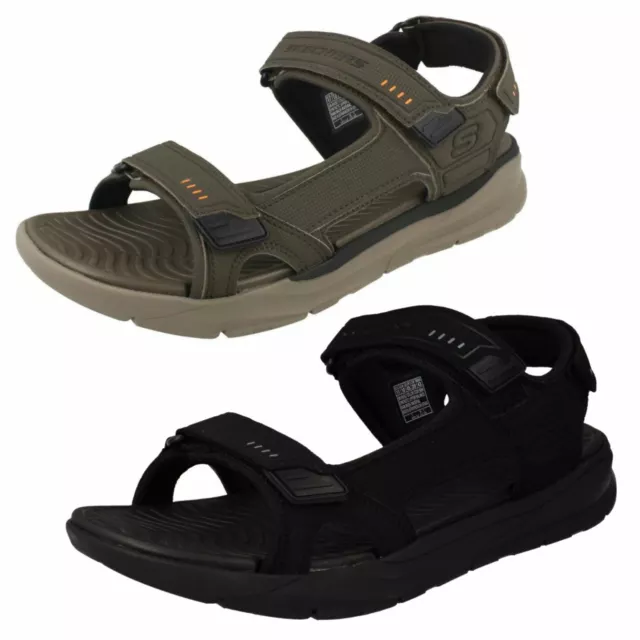 Skechers relaxed fit memory foam mens hotsell flip flops