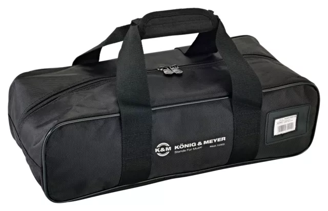 Borsa per trasporto K&M 14303 per 2 14300 supporto per sassofono tavolo spartiti 101 nylon nero