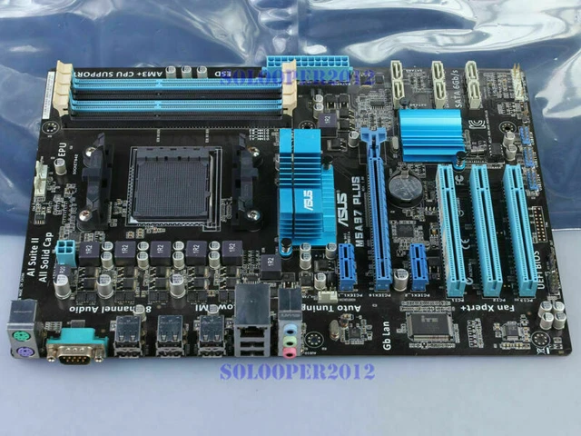 ASUS M5A97 PLUS Motherboard AMD 970 Socket AM3+ DDR3 ATX RJ-45 USB2.0 ...