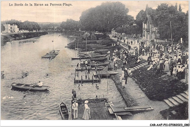 CAR-AAFP11-94-0971 - le bords de la marne au PERREUX-PLAGE