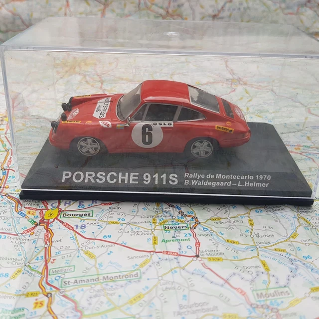 Miniature Trofeu 1/43 - Porsche 911 T N°219 - Rallye Monte-Carlo 1968