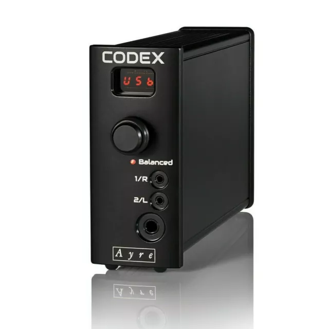 AYRE Codex DAC Amplificador de auriculares Preamplificador USB Óptico Dos...