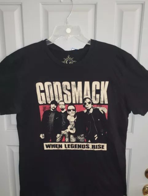 Godsmack "when legends rise" tee-shirt- Rock greats- Sully Erna - size Large