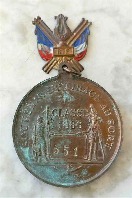 Médaille Militaire Et Souvenir Du Tirage Au Sort – Classe 1902, XIXème
