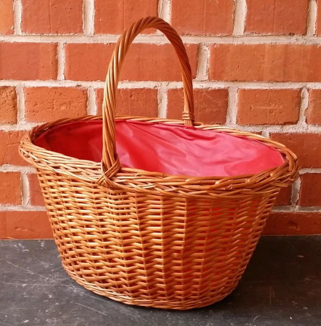 Antiguo Cesta de Asa Regalo Frutas Pilzkorb Compra Canasto Plantas (14