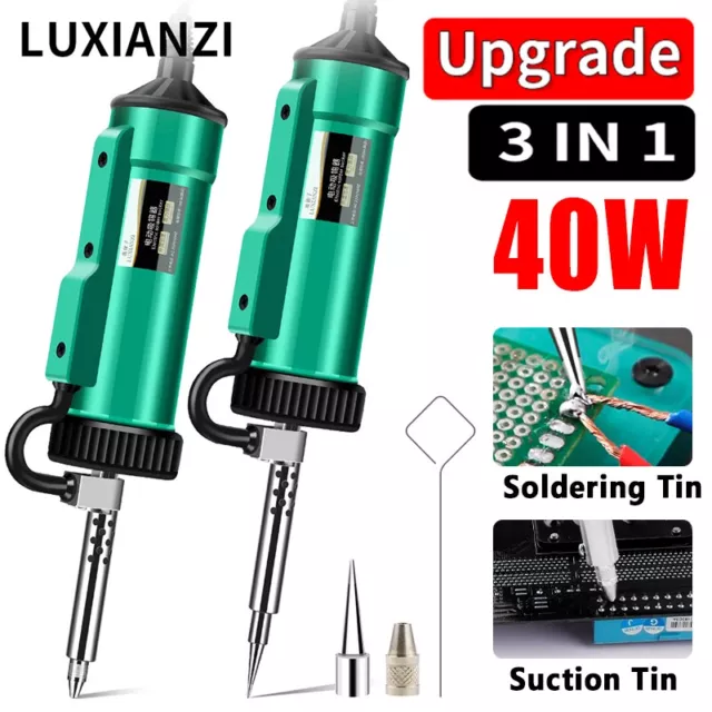 40W Desoldering Machine 2IN1 Electric Soldering Iron  Tin Sucker Vacuum Gun