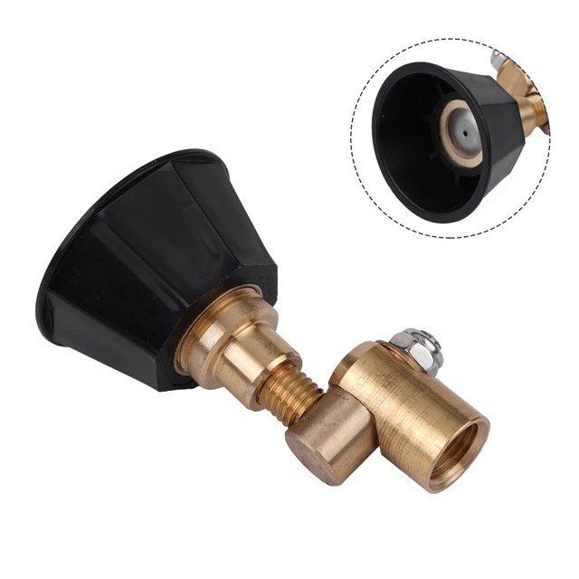Black Nozzle Copper Sprinkler Head Stainless Universal 14x1.5 Adjustable