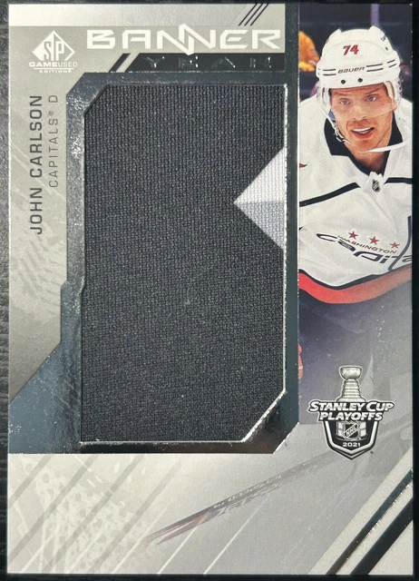 2021-22 SP GU '21 Stanley Cup Playoffs Banner Year Relics #BYSCJC John Carlson