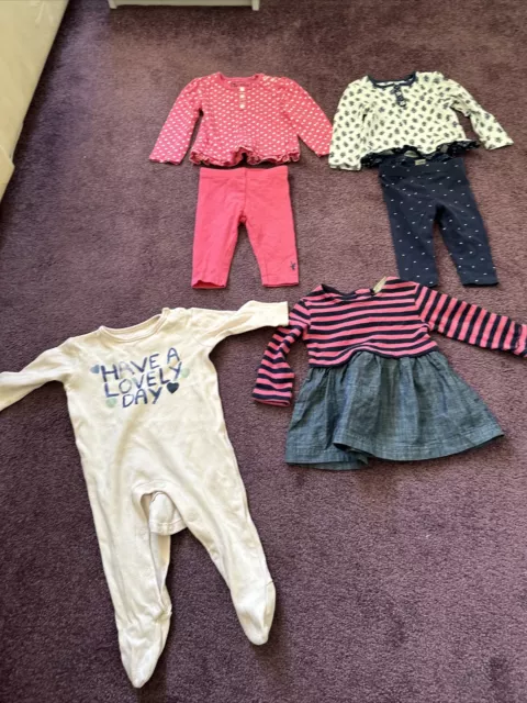 Kids Baby Girl Mixed Clothes Bundle 3-6  Months