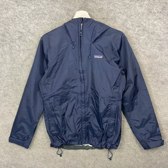Patagonia Jacket Womens Extra Small Blue Torrentshell H2NO Shell Rain Coat Top