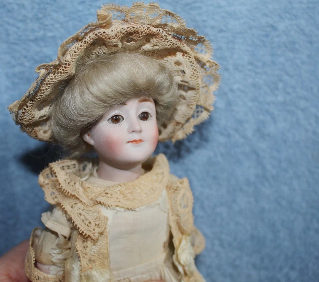 ANTIQUE~10" Doll~German~Porcelain Bisque~All Original~KESTNER GIBSON GIRL~BEAUTY 10