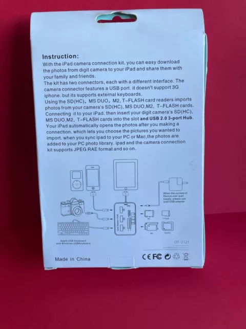 Multi Connection Kit für iPad 1/2/3 ungeöffnet i-Pad