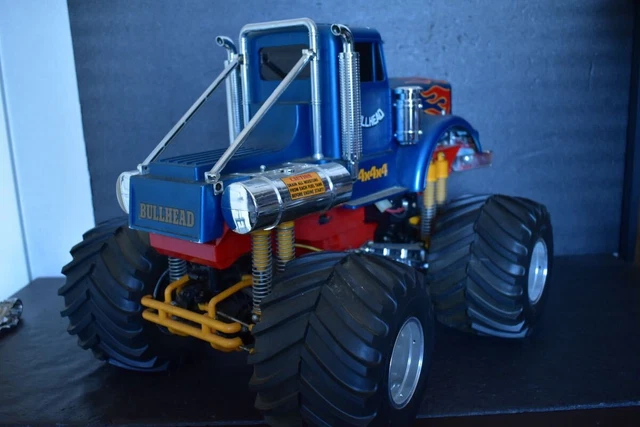 Monster 3 TAMIYA BULLHEAD 4X4X4 Monster Truck 1/10 RC Vintage ESC Servo Receiver ...