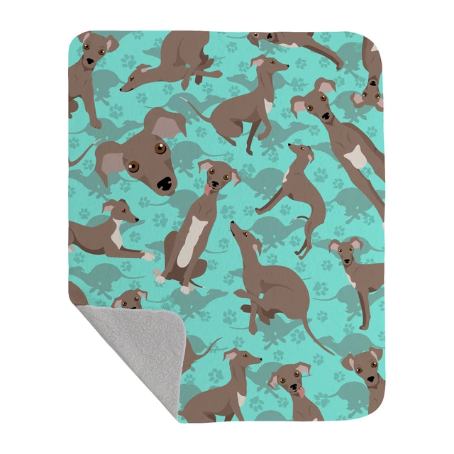 Fawn Italian Greyhound Quilted Blanket 50x60 MLM1079LQB