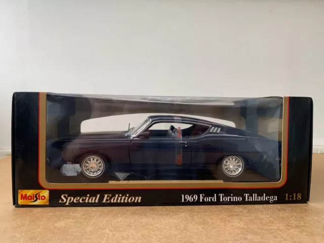 MAISTO FORD TORINO Talladega 1969 En Boite 1 18 N6 EUR 45 00