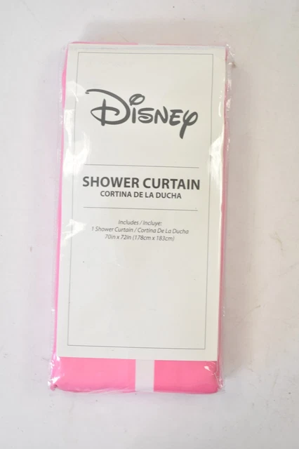 Disney Minnie Mouse Cute Emotions Grid Plastic Shower Curtain 70" x 72"