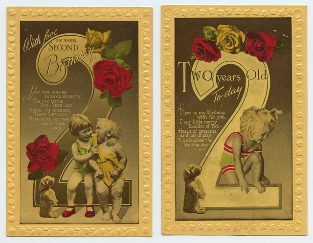 Birthday Wish 2 Year Old Child - PUPPY Ice Cream & ROSES PC ...... FREE SHIPPING