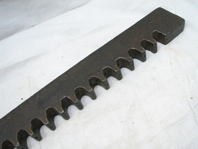 Antique Hand Forged Conestoga Wagon Jack Shaft 1849 Signed Covered Wagon Tool 3