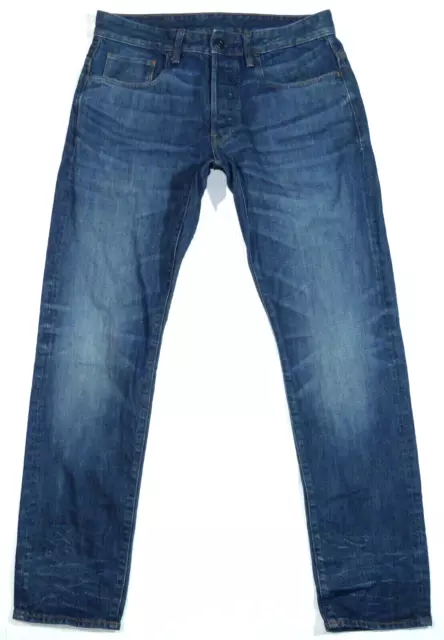 G-Star 3301 Deconstructed Straight Tapered Jeans gr. W32 L32 Blau Denim Hose