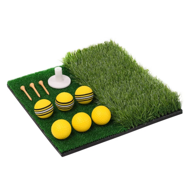 Tappetino Da Golf Prato Artificiale Stuoia Di Paglia Interno+tappetino