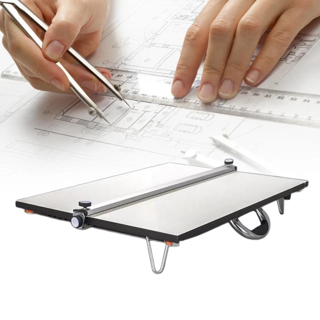 A2 DRAWING TABLE Board Sliding Ruler Architectural Technical with ...