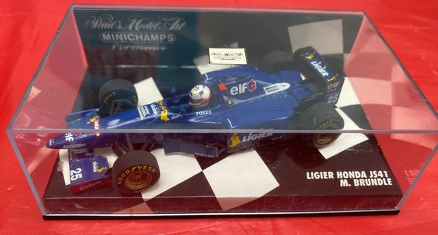 Modèle Réduit F1 Ligier Honda JS41 #25 Aguri Suzuki 1995 - Minichamps 1/43 - Neuf En Boîte
