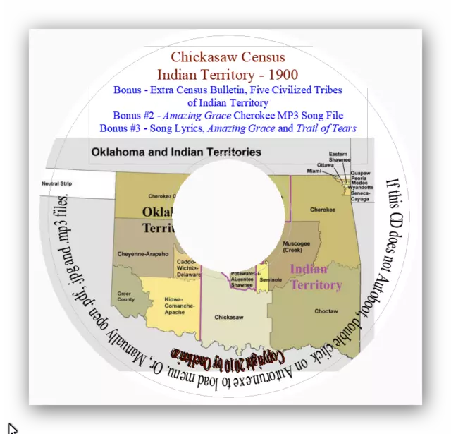 Chickasaw Census - Indian Territory 1900