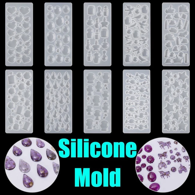 Bijoux Moule en silicone Résine Moule en colle de cristal Fais - le toi - même.