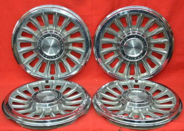 Pontiac motor shop division hubcaps